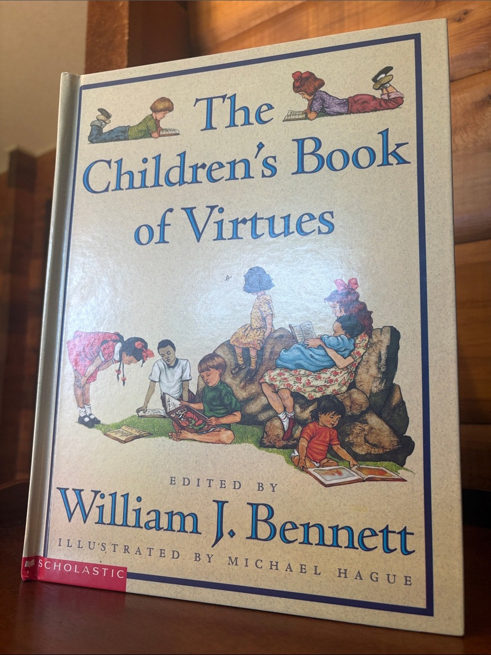 1995 The Children's Book of Virtues edited by William J. Bennett | Scholastic